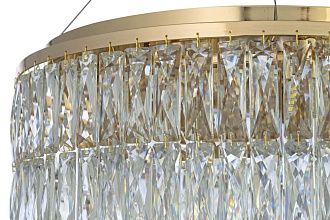 Люстра подвесная *50*27 см, 8*G9*40W, Arti Lampadari Acquaro Acquaro E 1.5.D50.101 GP, золото