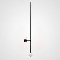 Бра LINES Ball 200 Black 13*13*200 см, 1*G9*20W, ImperiumLoft LINES-12, Чёрный