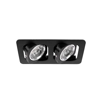 Встраиваемый светильник 18*9*7 см, 2*LED*12W 4000K LOFT IT Screen 10328/2A Black черный, вр 15,5*8,5 см