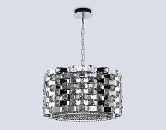Подвесная люстра с хрусталем **29-120 см, 12*E14*40W, K, Ambrella Light High Light LH41001, хром