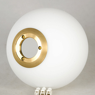 Настольная лампа Lussole LSP-0611, 20*32 см, матовое золото