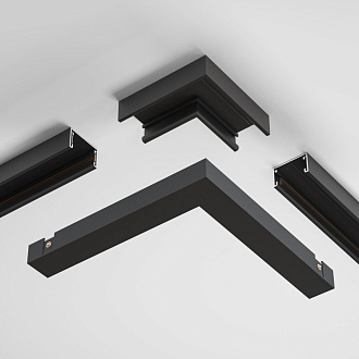 Коннектор 10*1,4*4539,2 см, Maytoni Technical Magnetic track system Basity черный TRA172CPC-1B черный