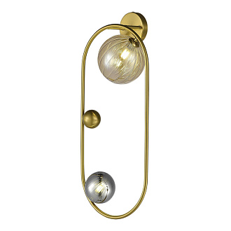 Бра 28*60 см, 2*G9*5W 4000K ST LUCE Sphere SL1515.301.02 латунь