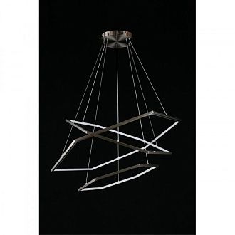 Каскадная люстра 100*50-180 см 136W, 4000K, Aployt Polunia APL.021.13.136, хром