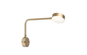 Бра 9W, 3000K, 36 см Crystal L ux CLT 214W BS Латунь