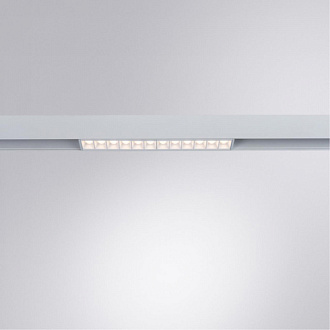 Трековый светильник 22,2*2,2 см, 1*LED*12W, 3000К, Arte lamp Linea Белый A4674PL-1WH