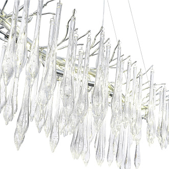 Светильник подвесной 150*40*40/180 см, 12*G9 4000K ST LUCE Teardrops SL1660.113.12 хром