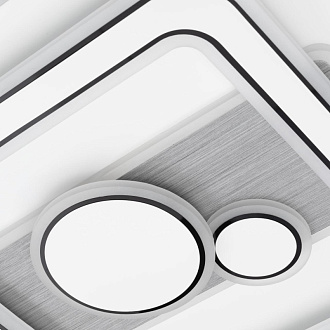 Люстра 49*49*6 см, 128W, 3000-5500K Citilux CL741021 Costa белый