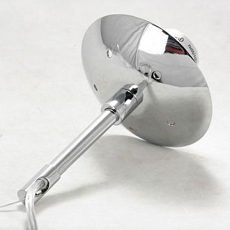 Подвесной светильник Lussole Loft Limestone LSP-8401, диаметр 24 см, хром