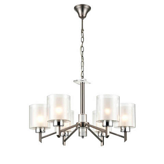 Подвесная люстра  66*85 см, 6*E27 серый Vele Luce Felice VL1425L06