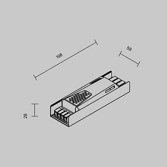 Блок питания 24V 300W PSL013 IP20 821009