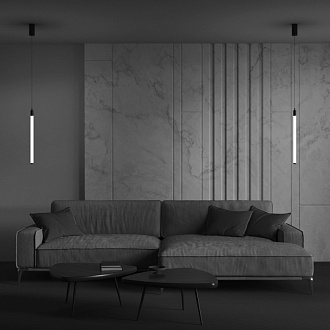 Светильник 3 см, 10W, 3000K, Maytoni Pendant Ray P022PL-L10B, черный