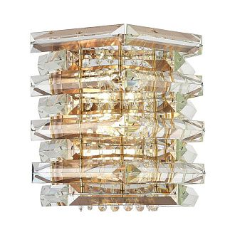 Бра 15*25*26 см, 2*E14, 80W, ST-Luce Strozzi SL6137.201.02, коричневый