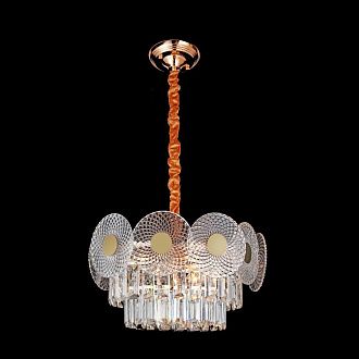 Люстра 45*45*800 см, 7*E14 Gerhort G21145/7GD+CL, Золото