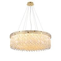 Люстра Ø800 x H260 (1200), мм, 18*40W (720W), H GOLD (Золото) NewRgy NW095-ф800*H260(1200) H GOLD