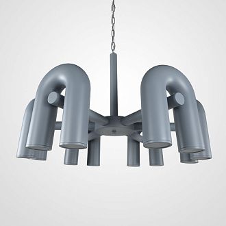 Подвесная люстра FANNY 12 Grey 80*80*55 см, 12*LED*7W, 3000K, ImperiumLoft fanny01, Серый