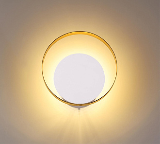 Бра 20 см, 7W, 3000K, 560Lm Odeon Light Mondi 3899/7WW белый-золото