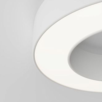 Потолочный светильник 30*6 см, *LED*24W, 4000K, Maytoni Lua C093CL-24W4K-W, Белый