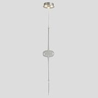 Светильник подвесной 15 см, 7W, 4000K, Crystal Lux GLASS SP3W LED CHROME, хром
