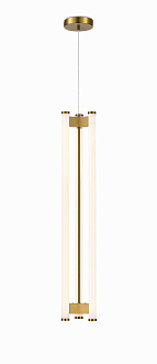 Люстра Ø150 x H800(1500), мм, 32W 4000K, BRASS(Латунь) NewRgy 2312B-DW BRASS