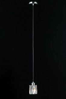 Люстра Ø100 x H1200, мм, 1*40W, CH (Хром) NewRgy 40813MD/1 CH