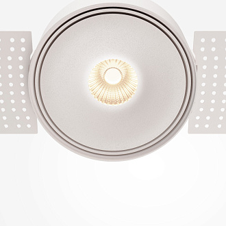 Встраиваемый светильник 9,9*9,9*4,9 см, LED, 9W, Maytoni Technical Move DL060-9W3-4-6K-TRS-W белый, вр 11 см