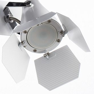 Спот Arte Lamp Cinema A3092AP-2WH, белый/хром