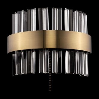  Бра хрустальное с выключателем Бронза CL337313 