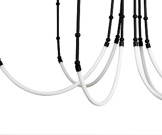 Люстра 150*160 см, Led 100W 4000K черный Kink Light Бофорт 08060-6A,19