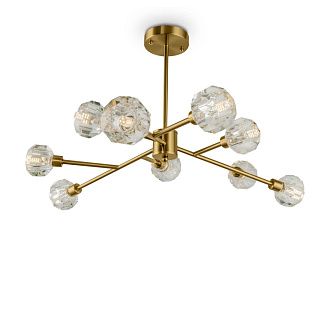 Потолочная люстра Freya Grace FR5114PL-09BZ, диаметр 80 см, бронза