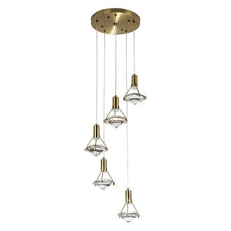 Подвесной светильник 32*32*135 см, LED 24W, 4000K, Латунь MODELUX ML.88973.5 BS