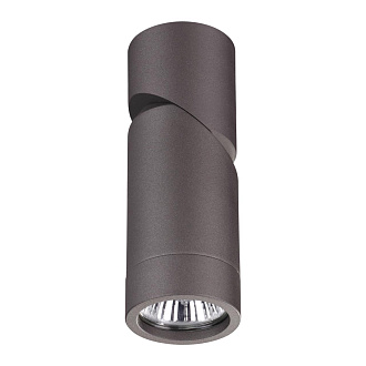Светильник 12,5*5,6 см, GU10 50W, Novotech Elite 370590 титановый