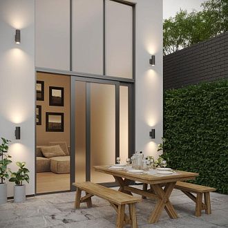Светильник ландшафтный 18,5*11,5*- см, 2*GU10*50W, Novotech LANDSCAPE 370988, черный