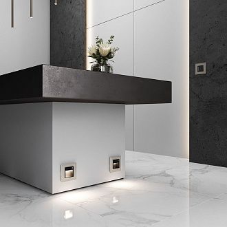 W0013117/ Рамка на 1 пост Senso (дымчатый, стекло soft-touch) Werkel 4690389206399