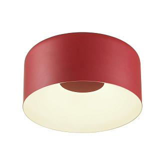 Потолочный светильник *26*12,5 см, LED 1*26W, 4000 К, Sonex Confy 7691/26L, белый/красный
