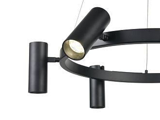 Подвесной светильник  63*120 см, 6*LED черный Vele Luce Neo VL10012P06