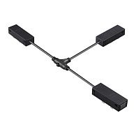 Гибкий токопроводящий соединитель Т-образный Novotech VECTOR PORT 135314, черный