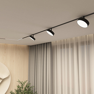 Светильник на шине 3,1*12*13 см, LED * 16W, 3000-6500К, Denkirs Smart Linear DK8070-BK, черный
