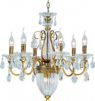 Подвесная люстра Arte lamp Schelenberg A4410LM-6-2SR золото