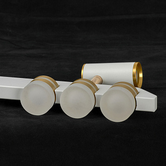 Линейно-подвесной светильник 90*6*40/140 см, 11*LED*3W Lussole Gilbert LSP-7175 белый