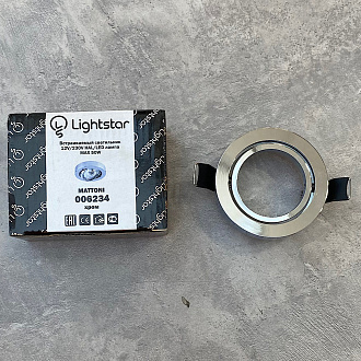 Встраиваемый спот Lightstar Mattoni Cyl 006234 Хром, вр 7 см