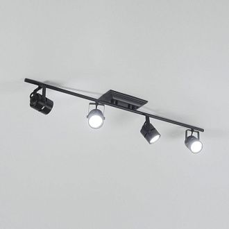 Светильник SPFD-IL.3629 BLACK D840/H200/4/MR16/50W без ламп DINO (1)