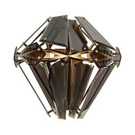 Настенный светильник 36 см, Loft IT Shard 10432W Smoke, бронза-дычатый