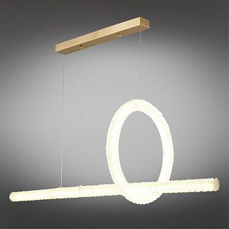 Подвесная люстра 100*37*60-130 см 63W, 4000K, Aployt Esm APL.662.03.63, золотой