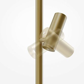 Торшер 20*20*155 см, LED*14W, 3000K, Maytoni Thin MOD395FL-L28BS3K, латунный