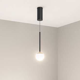 Подвесной светильник 10*155,4 см, LED, 8W, 4000K Arlight Beads 036507, черный