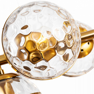 Светильник 120 см, Arte Lamp Delacrua A7770SP-9PB, медь