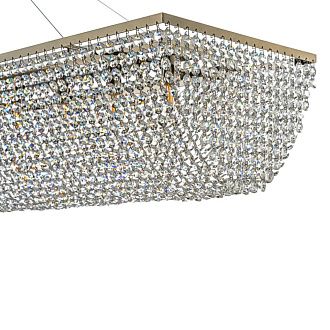 Люстра подвесная **25 см, 10*G9*40W, Arti Lampadari Milano Milano H 1.5.120X30.102 N, Никель