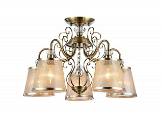 Люстра потолочная/подвесная Диаметр 58,3 см Freya FR2405-PL-05-BZ Бронза