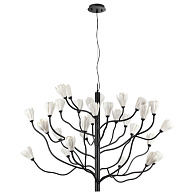 Люстра 120 см, 30*G4 LED*5W Odeon Light Gardi 5090/30, черный матовый